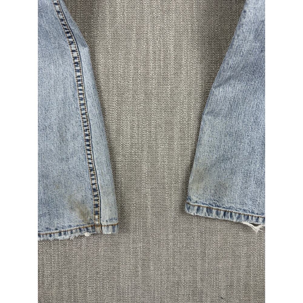 London Jean Women’s Size 6 Flare Jeans Light Wash Low Rise Stretch Denim Y2K - Picture 2 of 8